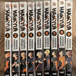 Haikyuu Manga Volumes 1-9 Set